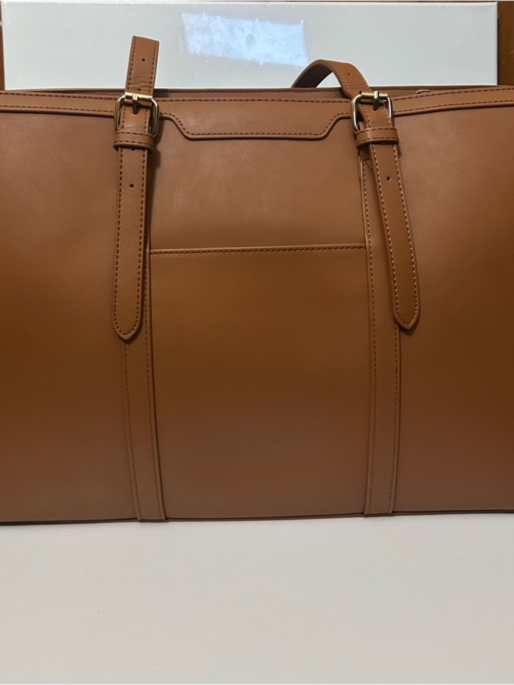 Laptop Tote Bag Brown | Work/School Office Bag Women’s 15.6”